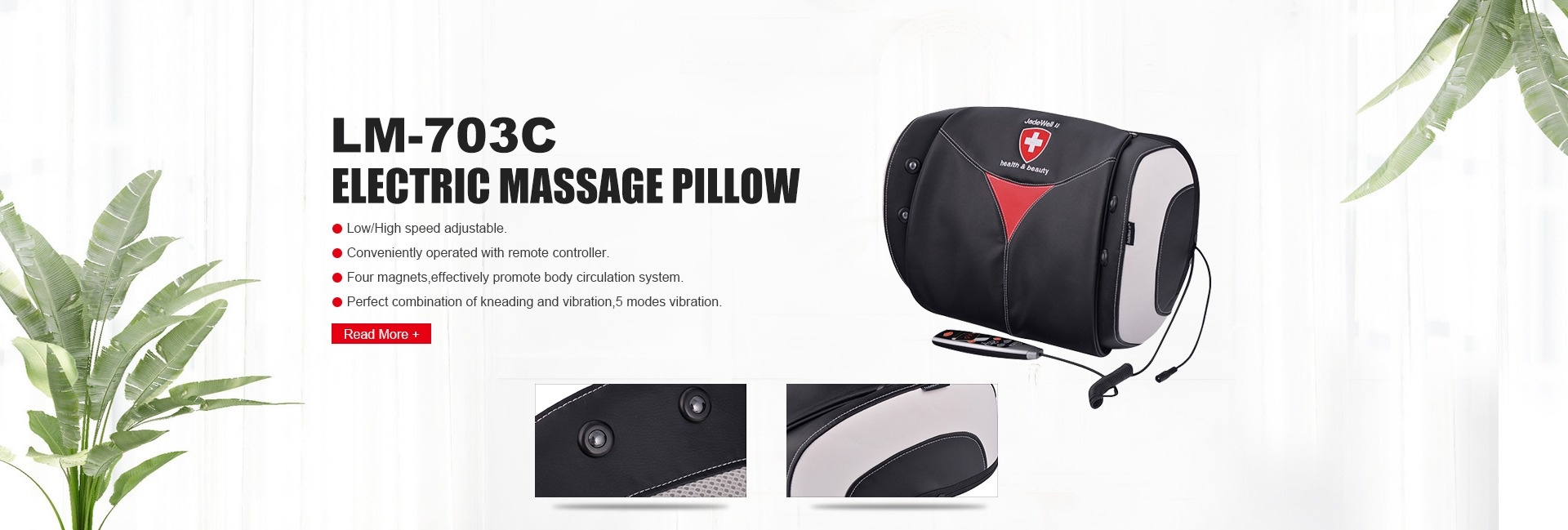 therapy massage pillow or neck massager